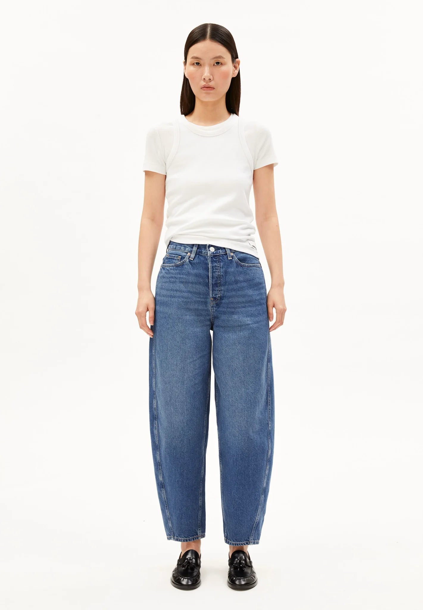 ARMEDANGELS - BAARLY Barrel Jeans • crunchy - ROSA ECK