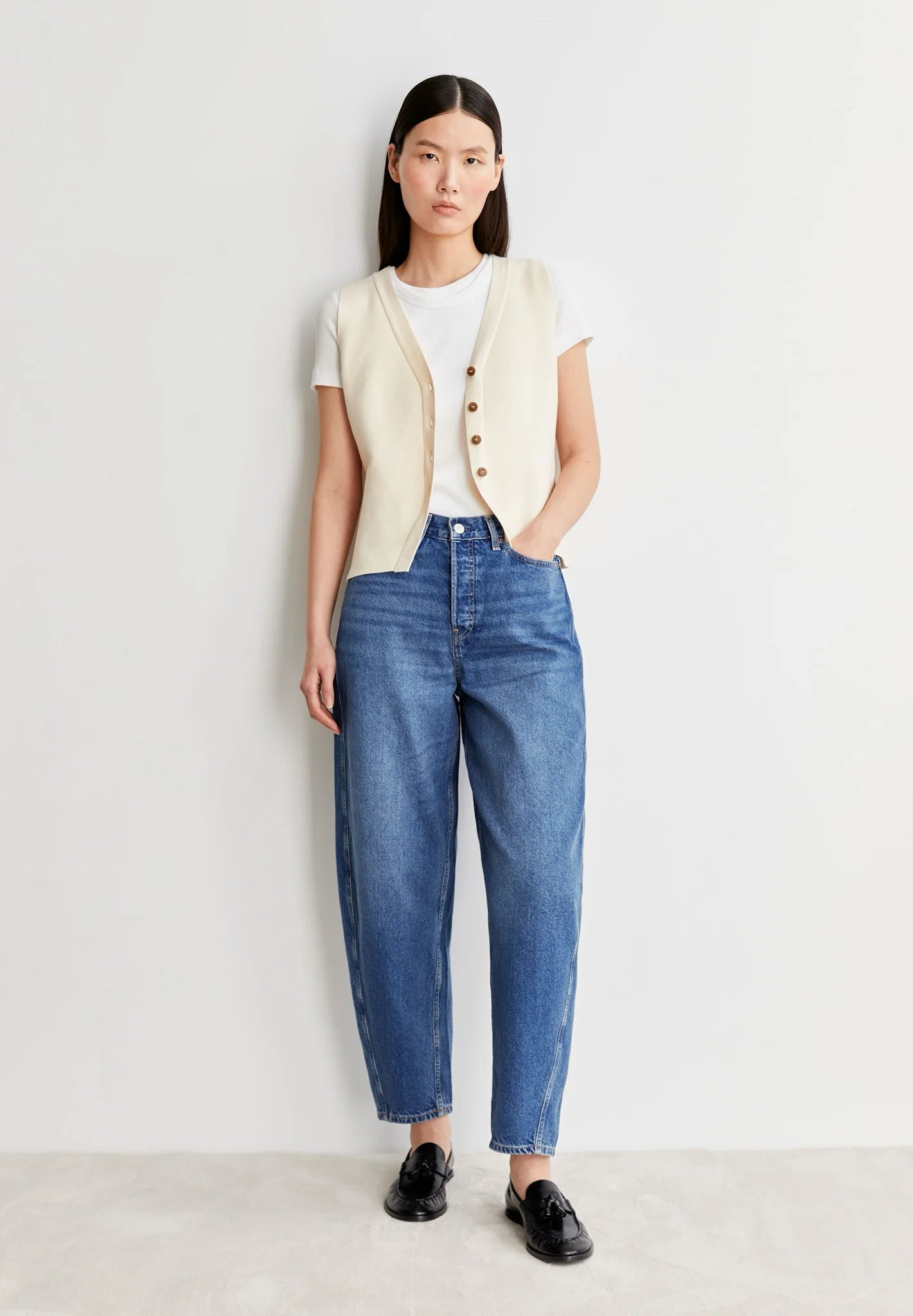 ARMEDANGELS - BAARLY Barrel Jeans • crunchy - ROSA ECK