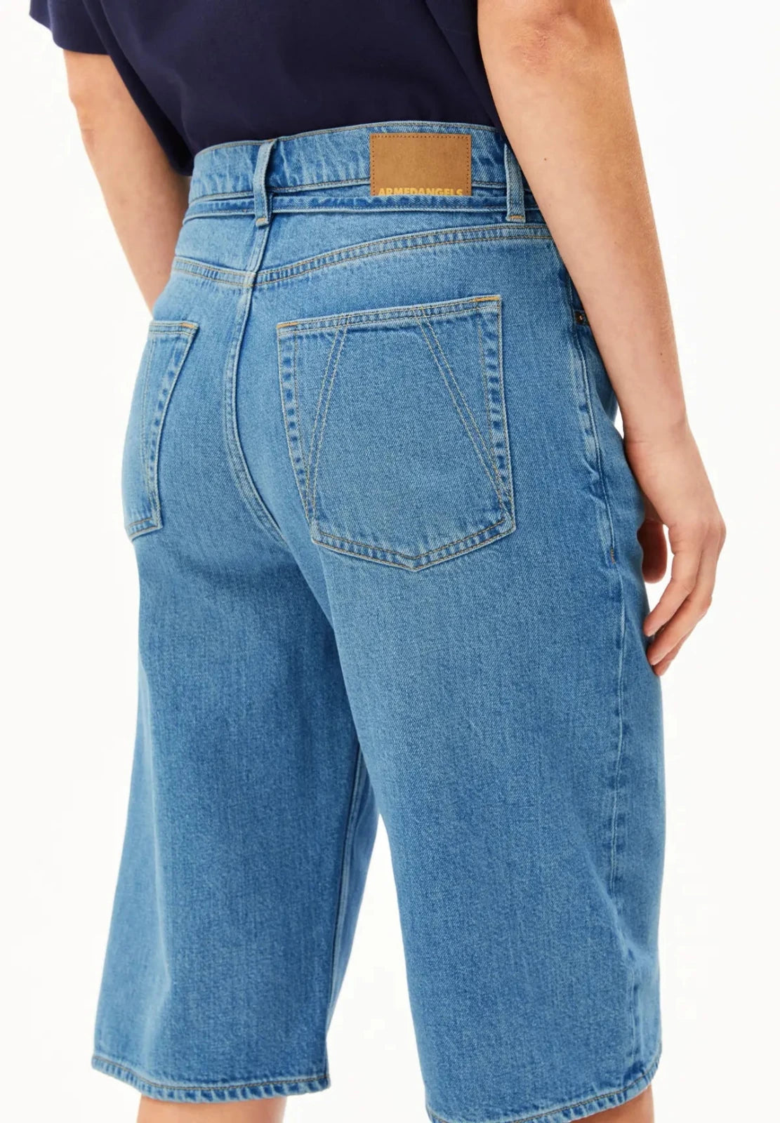 ARMEDANGELS - DAANY Jeans Baggy - Shorts • laguna - ROSA ECK