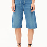 ARMEDANGELS - DAANY Jeans Baggy - Shorts • laguna - ROSA ECK