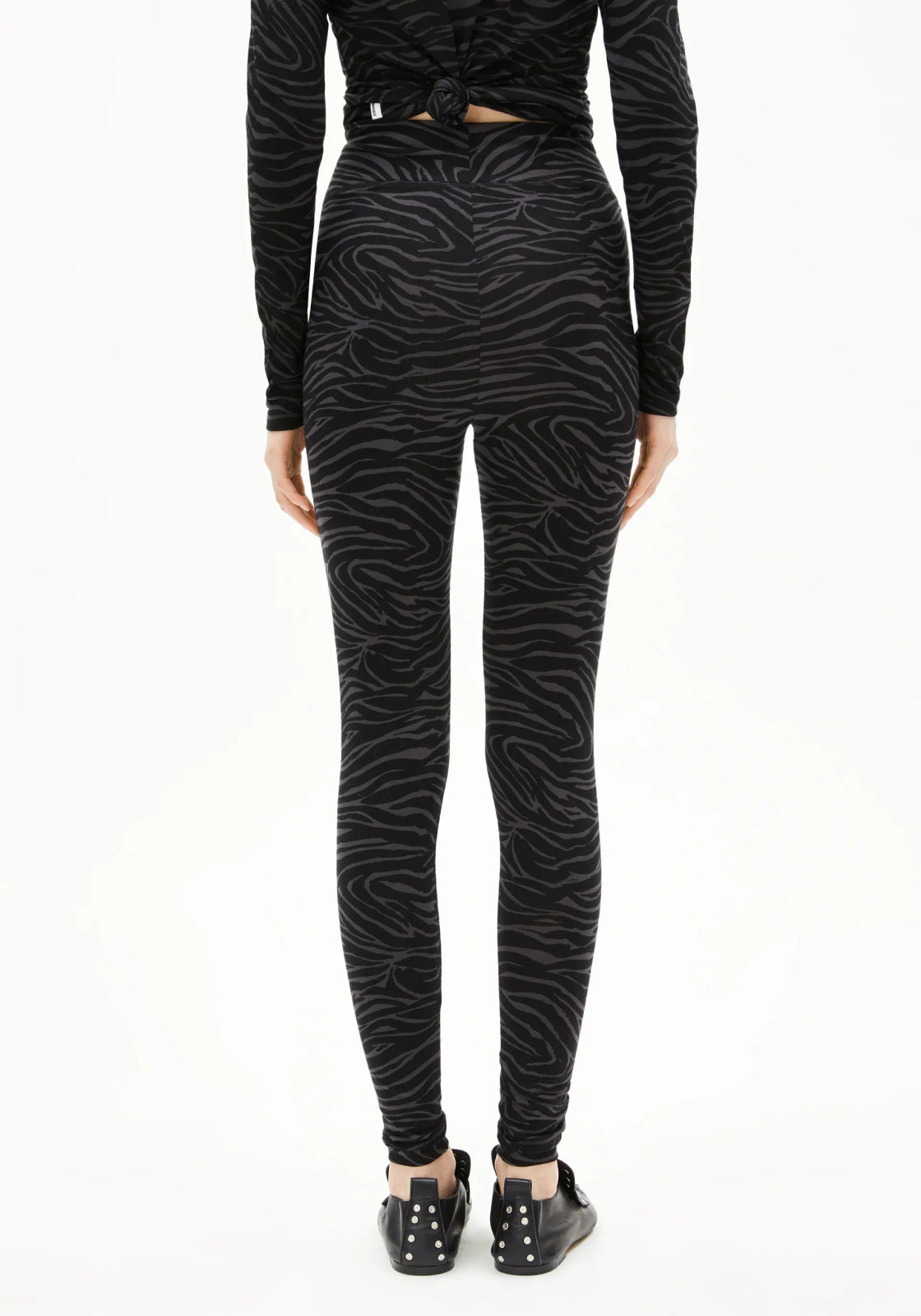 ARMEDANGELS - FARIBAA ZEBRARAA Hose • black - Hose - ROSA ECK