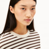 ARMEDANGELS - FRANKAA MAARLEN STRIPE Pullover • undyed-claystone - ROSA ECK