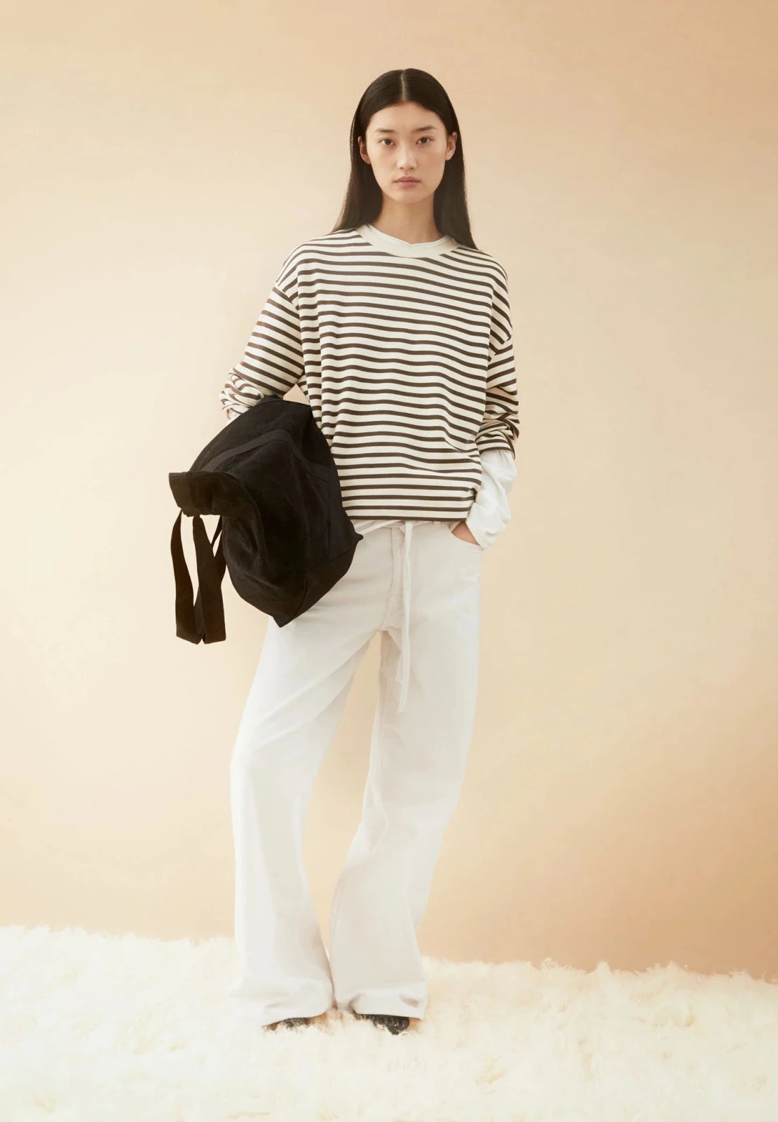 ARMEDANGELS - FRANKAA MAARLEN STRIPE Pullover • undyed-claystone - ROSA ECK