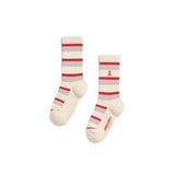 ARMEDANGELS - Gestreifte Socken • oatmilk - Socken - ROSA ECK