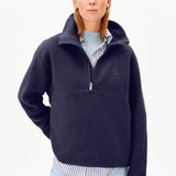 HAARLEENAA Fleece-Pullover • claystone