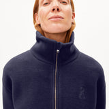 HAARLEENAA Fleece-Pullover • claystone