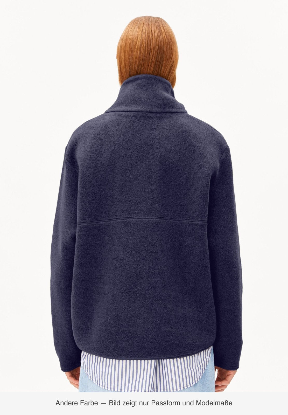 ARMEDANGELS - HAARLEENAA Fleece-Pullover • claystone - ROSA ECK