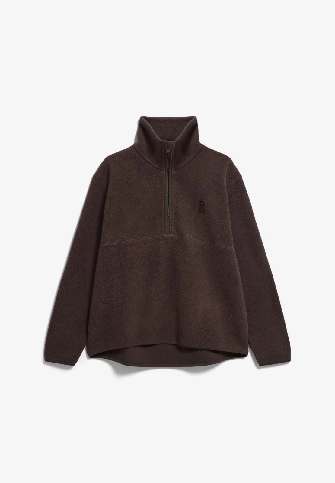 ARMEDANGELS - HAARLEENAA Fleece-Pullover • claystone - ROSA ECK