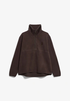 ARMEDANGELS - HAARLEENAA Fleece-Pullover • claystone - ROSA ECK