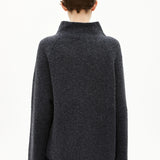 ICONIC Å MONALAA BOUCLÉ Strickpullover • steel melange-oatmilk