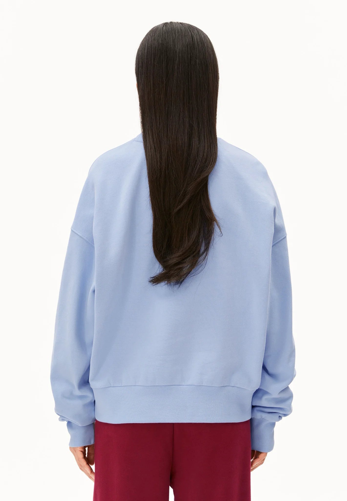 ARMEDANGELS - ICONIC Å ALIZAA Pullover • soft blue - ROSA ECK