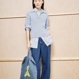 ARMEDANGELS - ICONIC Å Baumwoll-Polo-Strickpullover • mistblue - ROSA ECK