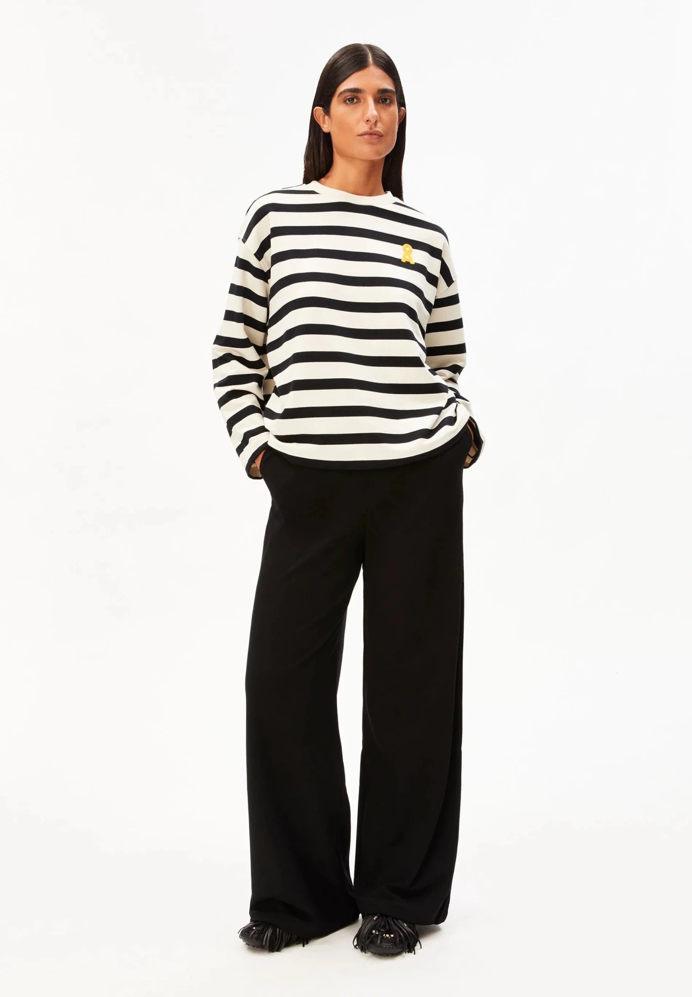 ARMEDANGELS - ICONIC Å FRANKAA BOLD Pullover • undyed-soft blue - ROSA ECK