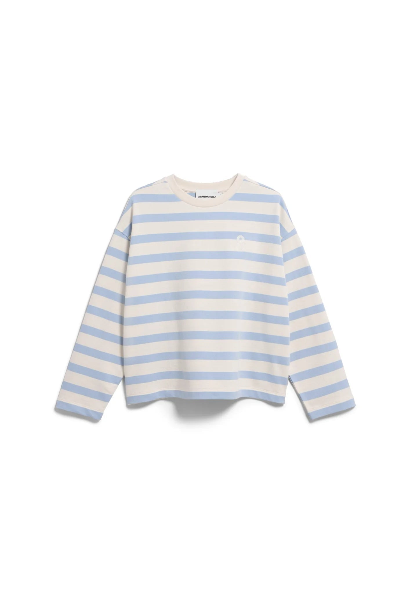 ARMEDANGELS - ICONIC Å FRANKAA BOLD Pullover • undyed-soft blue - ROSA ECK