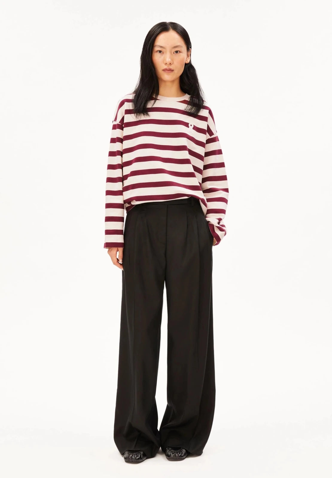 ARMEDANGELS - ICONIC Å FRANKAA BOLD Pullover • undyed-velvet red - ROSA ECK