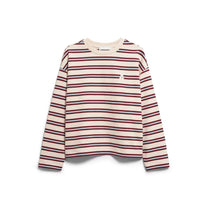 ARMEDANGELS - ICONIC Å FRANKAA BOLD Pullover • undyed-velvet red-soft blue - ROSA ECK