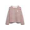 ARMEDANGELS - ICONIC Å FRANKAA BOLD Pullover • undyed-velvet red-soft blue - ROSA ECK