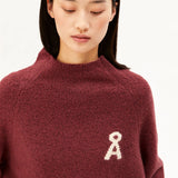 ARMEDANGELS - ICONIC Å MONALAA BOUCLÉ Strickpullover • velvet ember - ROSA ECK