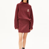 ARMEDANGELS - ICONIC Å MONALAA BOUCLÉ Strickpullover • velvet ember - ROSA ECK