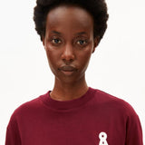 ARMEDANGELS - ICONIC Å TARJAA T-Shirt • velvet red - ROSA ECK