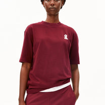 ARMEDANGELS - ICONIC Å TARJAA T-Shirt • velvet red - ROSA ECK