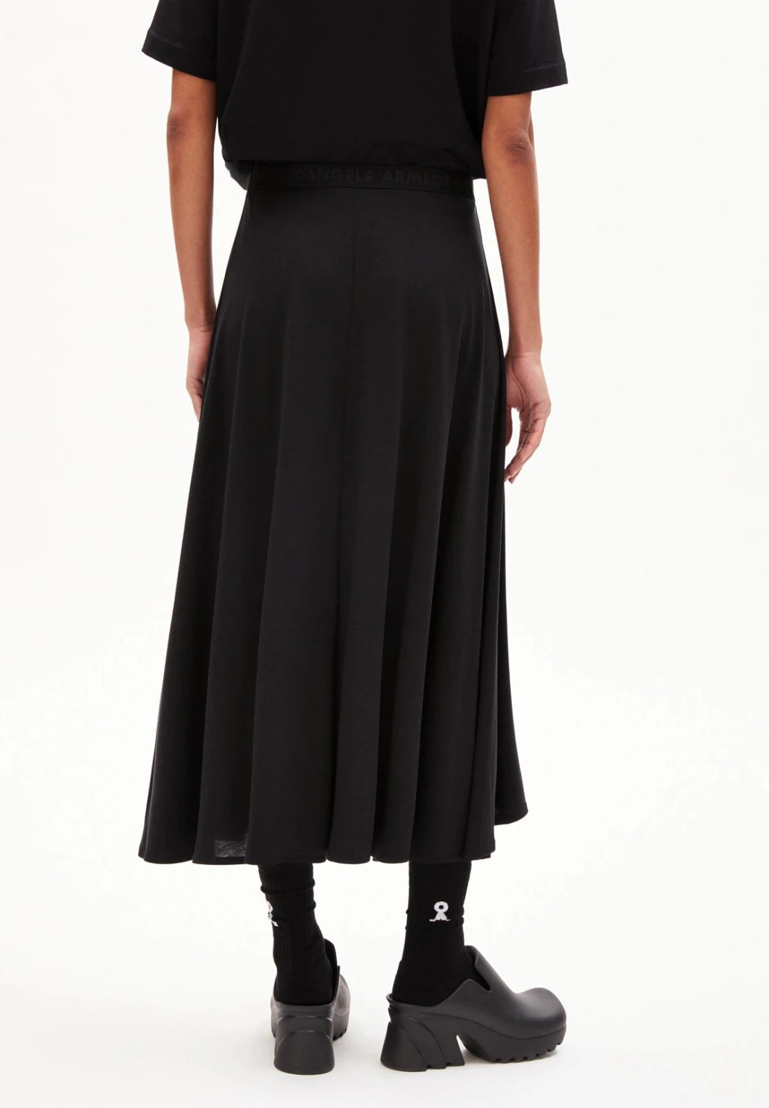 ARMEDANGELS - ILENIAA LARAA Midi - Rock • black - Rock - ROSA ECK