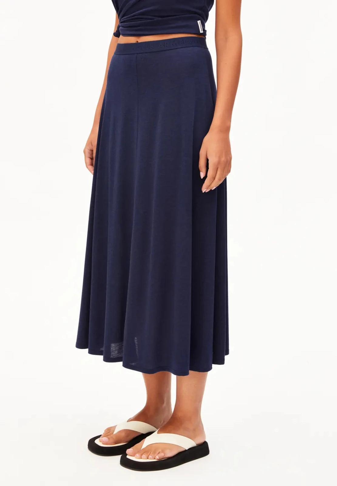 ARMEDANGELS - ILENIAA LARAA Midirock • tinted navy - ROSA ECK