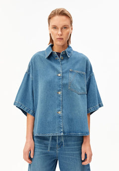 ARMEDANGELS - Jeans Overshirt • laguna - ROSA ECK