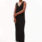 ARMEDANGELS - Jersey Midi Kleid • black - ROSA ECK