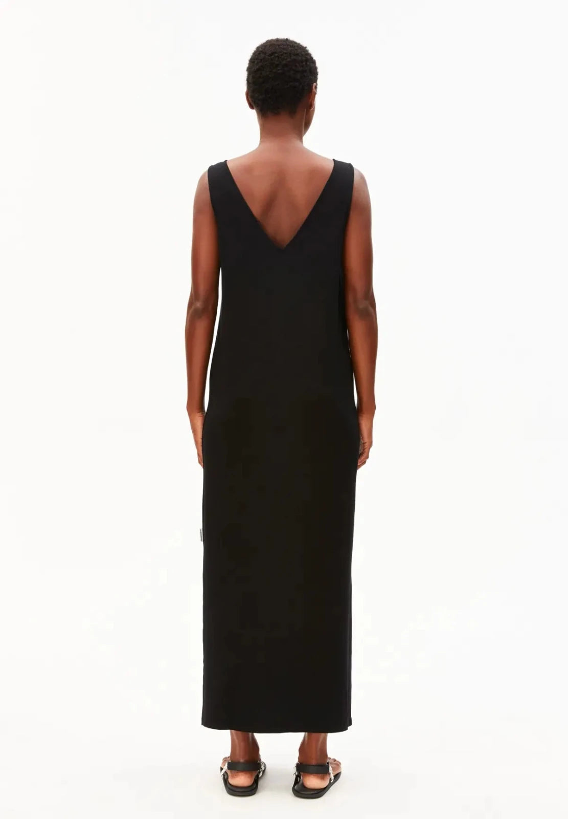 ARMEDANGELS - Jersey Midi Kleid • black - ROSA ECK