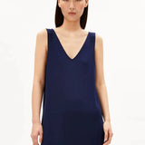 ARMEDANGELS - Jersey Midi Kleid • tinted navy - ROSA ECK