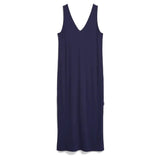 ARMEDANGELS - Jersey Midi Kleid • tinted navy - ROSA ECK