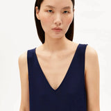 ARMEDANGELS - Jersey Midi Kleid • tinted navy - ROSA ECK