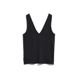 ARMEDANGELS - Jersey Top mit V - Ausschnitt • black - ROSA ECK