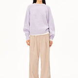 ARMEDANGELS - KAAGI Rippstrick-Pullover • moonlit lilac - ROSA ECK
