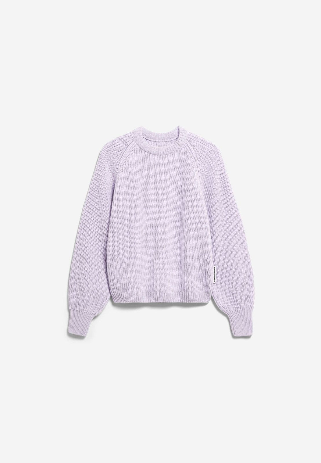 ARMEDANGELS - KAAGI Rippstrick-Pullover • moonlit lilac - ROSA ECK