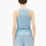 ARMEDANGELS - KANITAA Ripp - Top • blue glow - Top - ROSA ECK