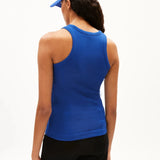 ARMEDANGELS - KANITAA Ripp - Top • dynamo blue - Top - ROSA ECK