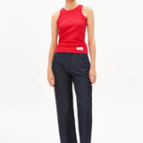 ARMEDANGELS - KANITAA Ripp - Top • mars red - Top - ROSA ECK