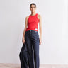 ARMEDANGELS - KANITAA Ripp - Top • mars red - Top - ROSA ECK