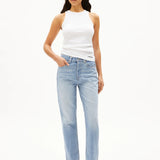ARMEDANGELS - KANITAA Ripp - Top • white - Top - ROSA ECK