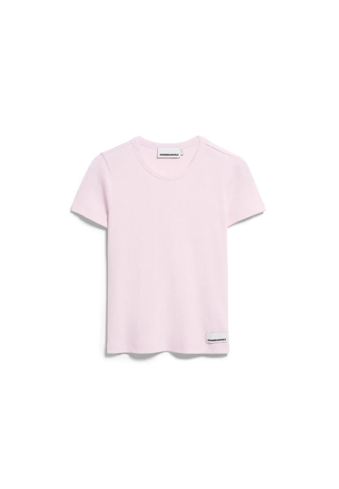 ARMEDANGELS - KARDAA Ripp T-Shirt • pink mist - ROSA ECK