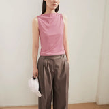 ARMEDANGELS - LAMINIAA Top • washed berry - ROSA ECK