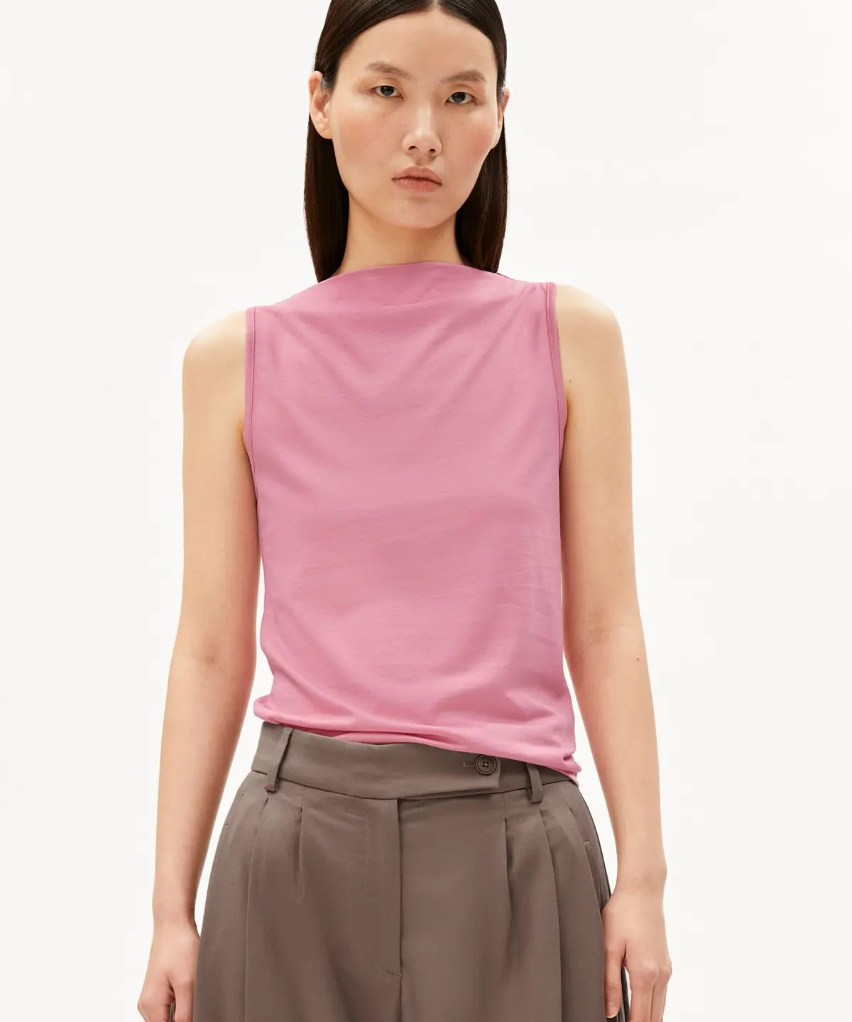 ARMEDANGELS - LAMINIAA Top • washed berry - ROSA ECK