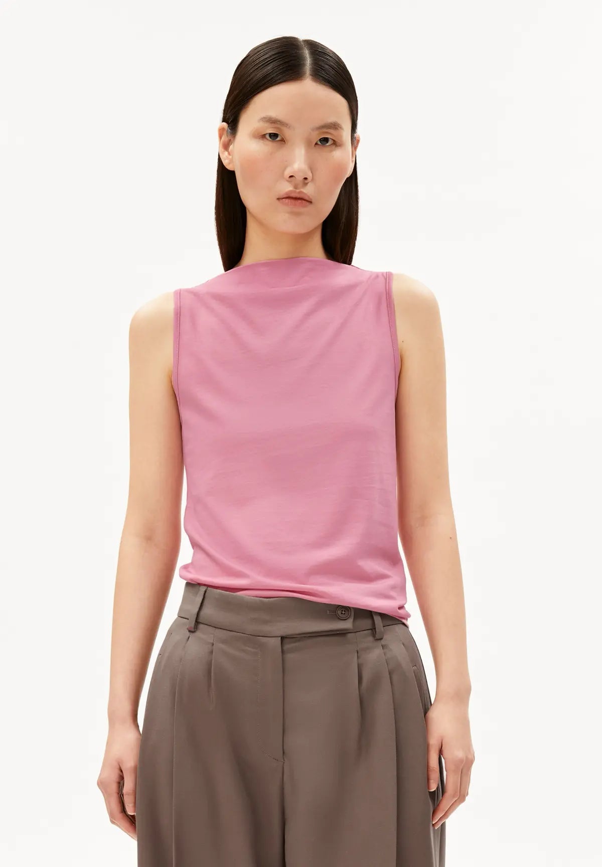 ARMEDANGELS - LAMINIAA Top • washed berry - ROSA ECK