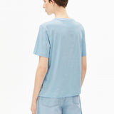 ARMEDANGELS - LUALAA T-Shirt • blue glow - T-Shirt - ROSA ECK