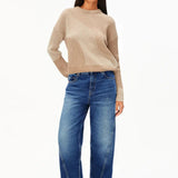 ARMEDANGELS - MAYRAA VANISE Strickpullover • camel melange - oatmilk - Pullover - ROSA ECK