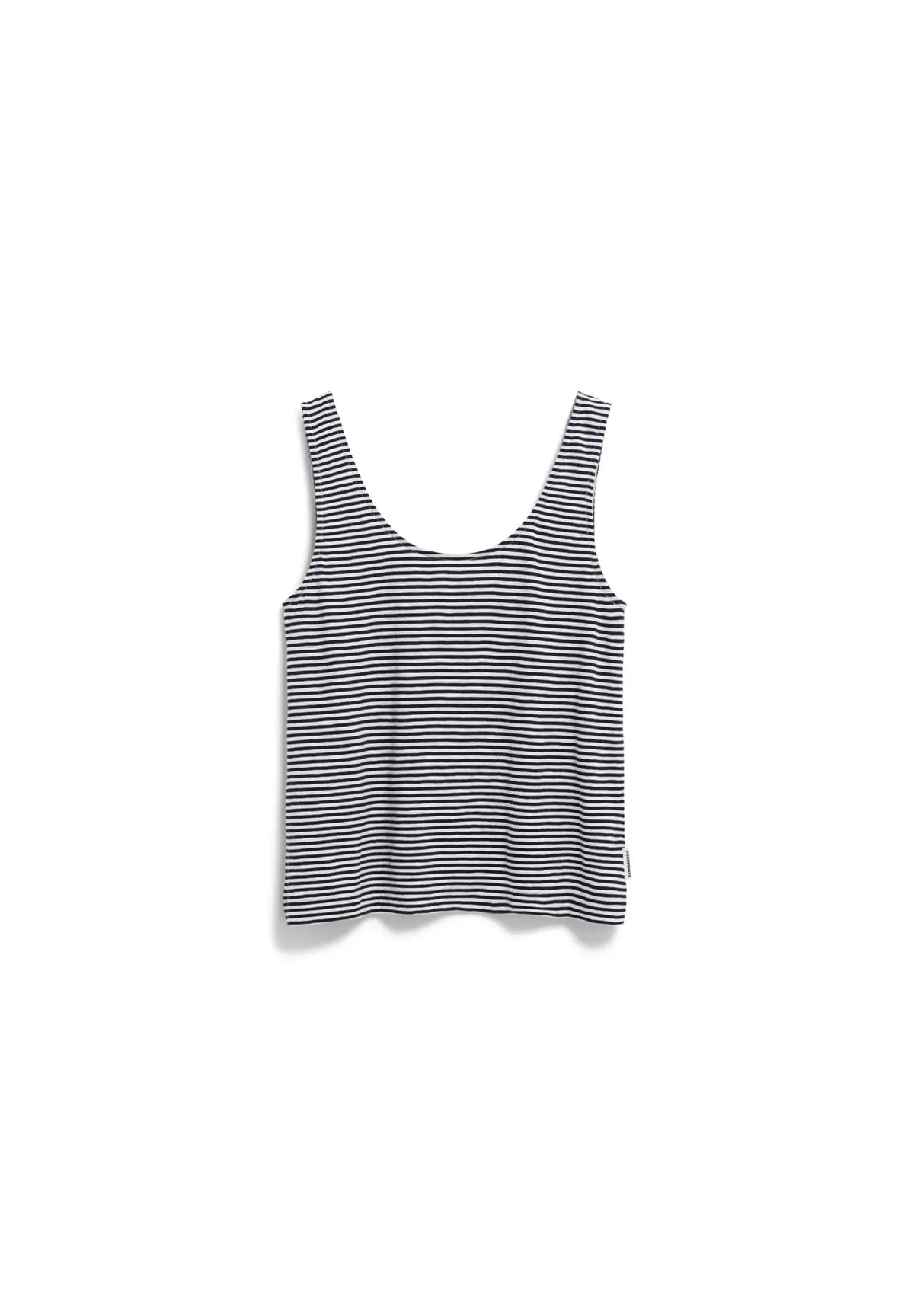 ARMEDANGELS - MINAAMI LITA Top • black - oatmilk - ROSA ECK