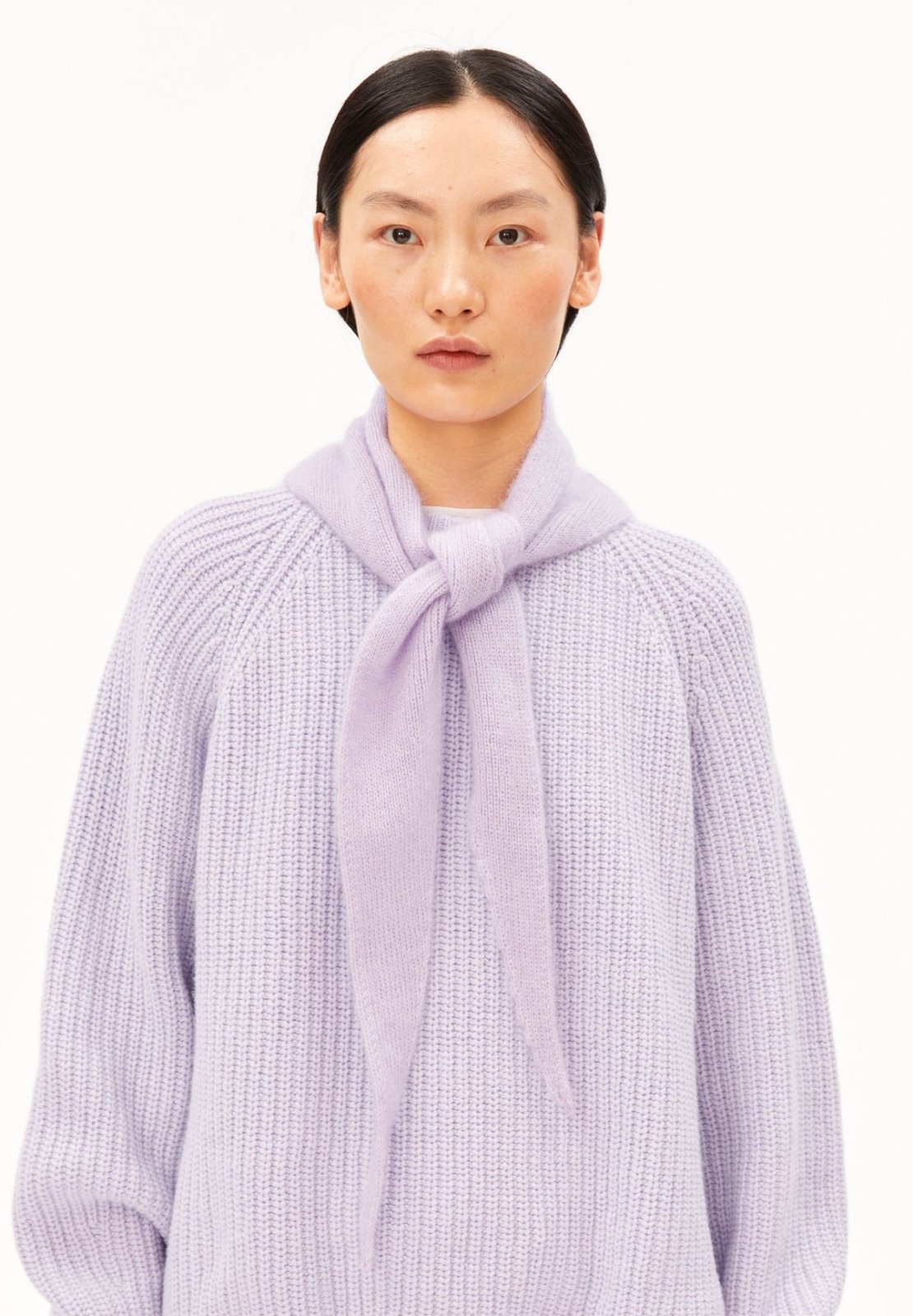ARMEDANGELS - Mohair-Mix Schal • moonlit lilac - ROSA ECK