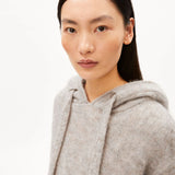 Mohair-Mix Strick-Hoodie • honey melange